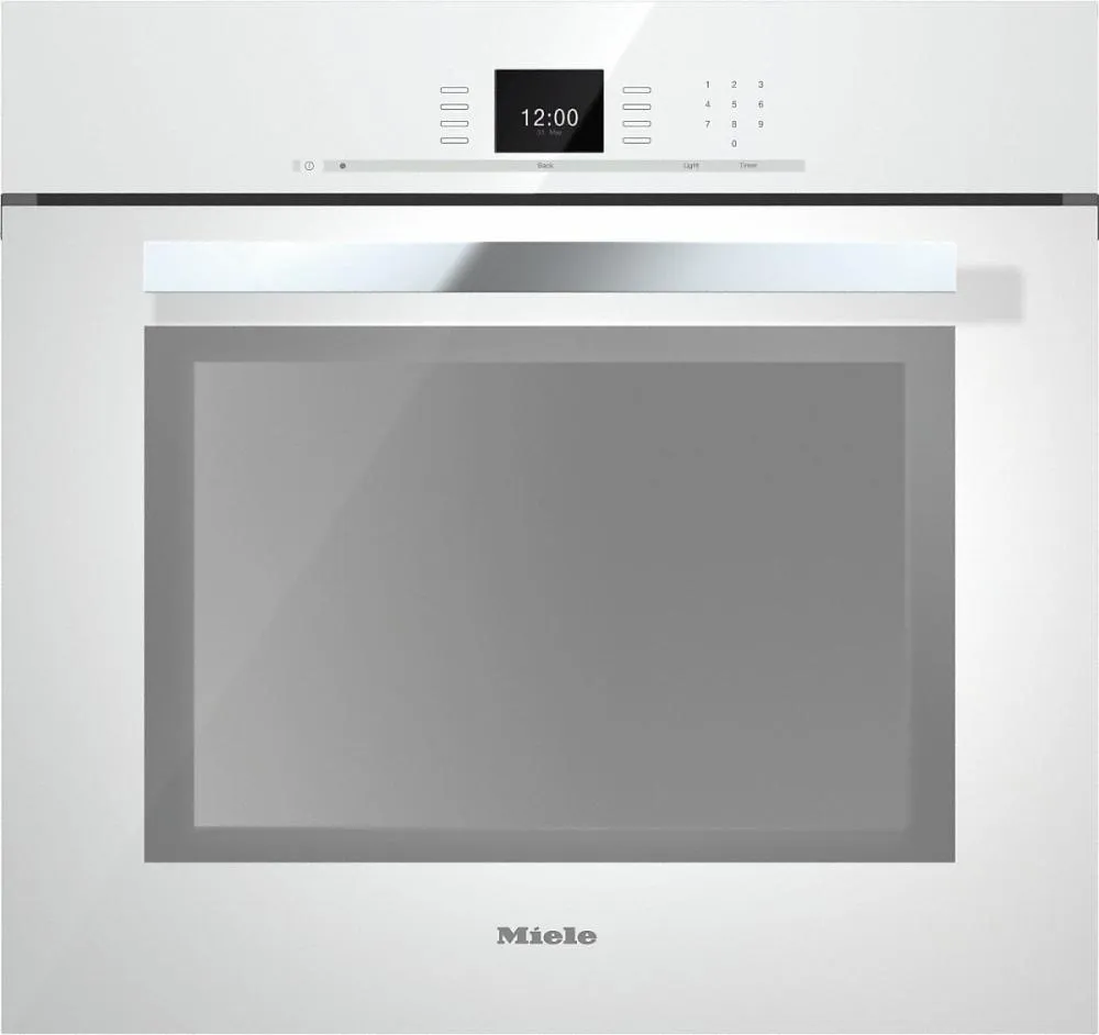 Miele H6680BPWH H 6680 Bp 30 Inch Convection Oven With Touch Controls And Masterchef Programs For Perfect Results.- Brilliant White