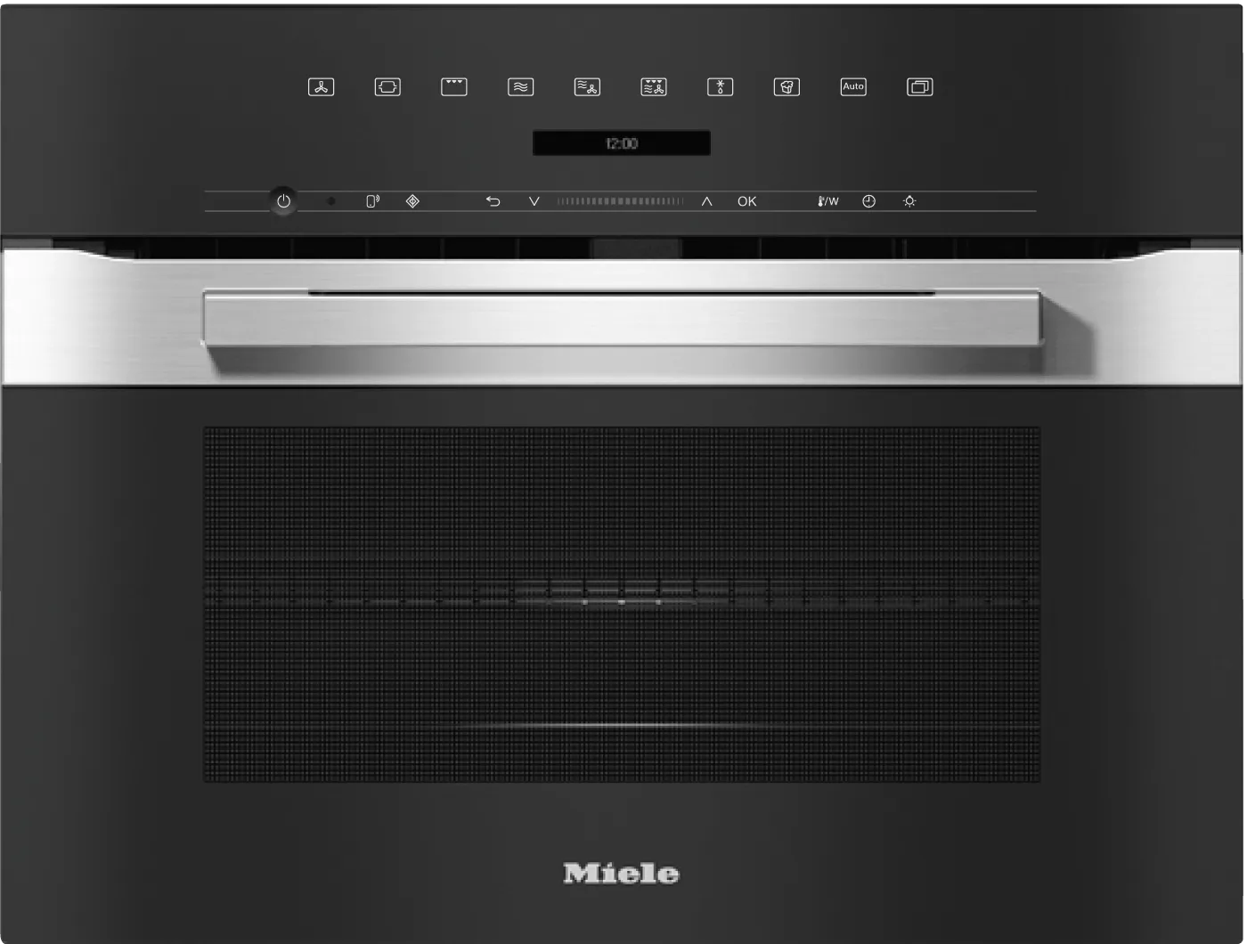 Miele H7240BMAMCLEANTOUCHSTEEL H 7240 Bm Am - 24" Compact Speed Oven In A Perfectly Combinable Design With Automatic Programs And Combi Modes.