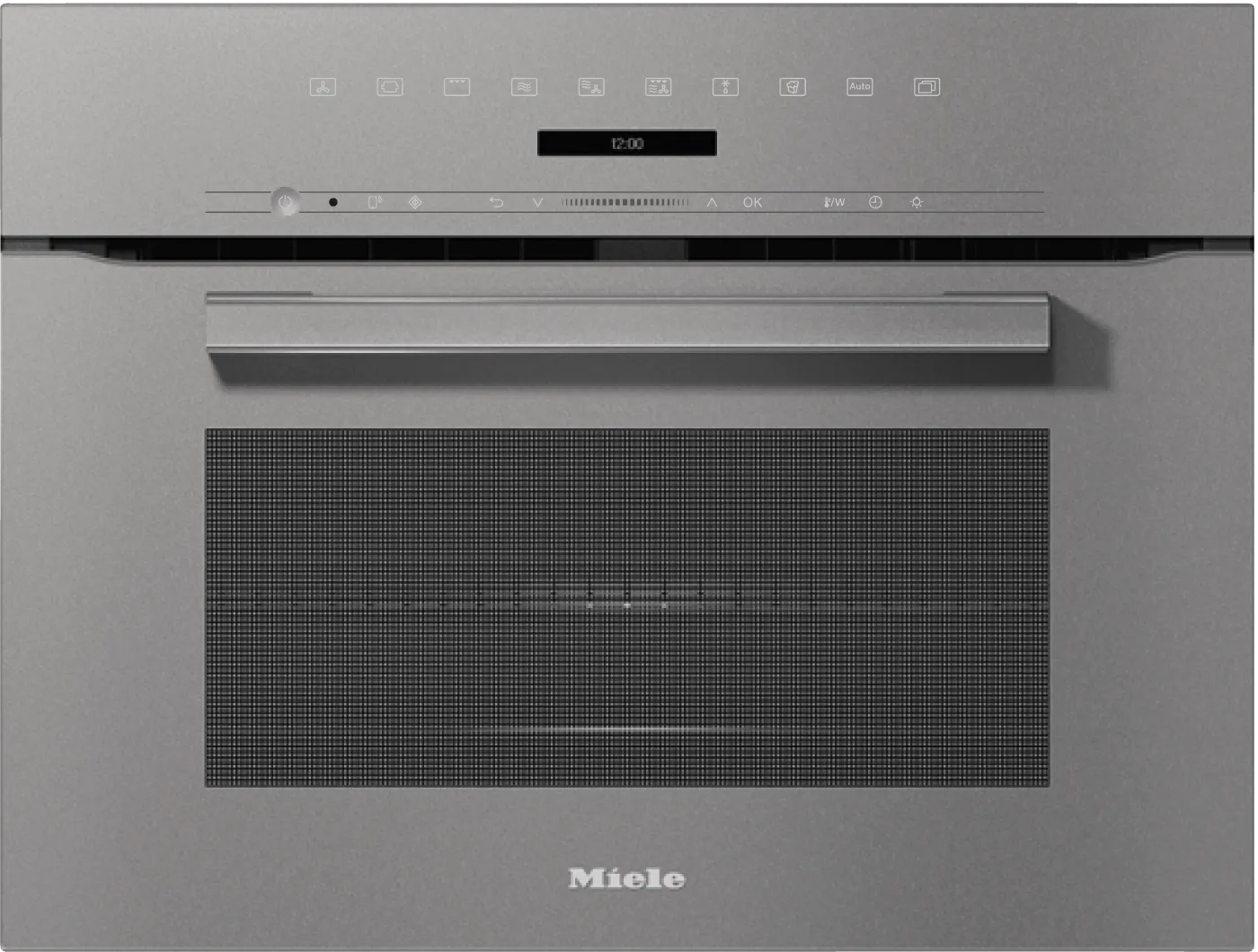 Miele H7240BMAMGRAPHITEGREY H 7240 Bm Am - 24" Compact Speed Oven In A Perfectly Combinable Design With Automatic Programs And Combi Modes.