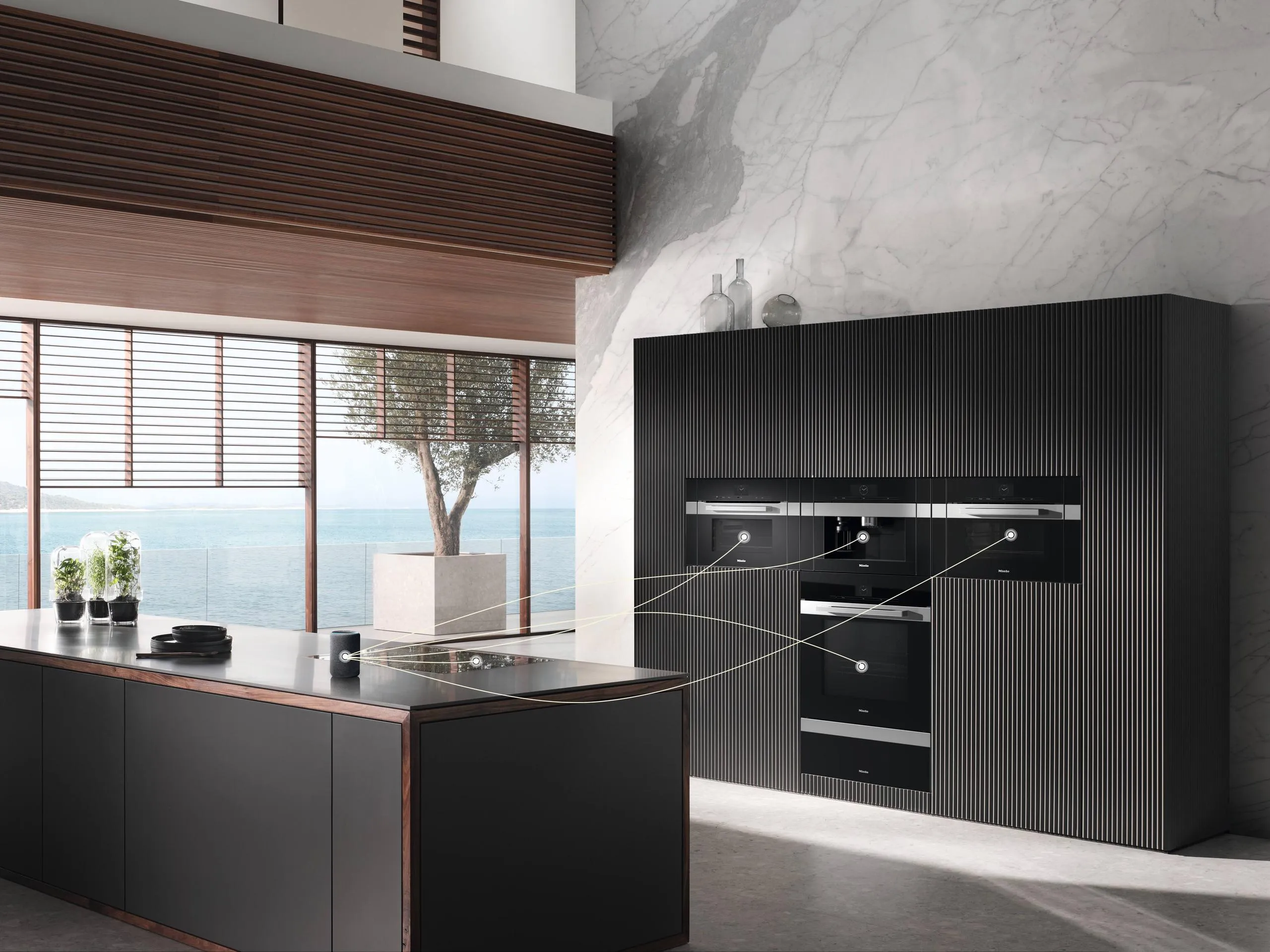 Miele H7680BPCTS H 7680 Bp - 30 Inch Convection Oven In A Perfectly Combinable Design With Food Probe And Automatic Programs.