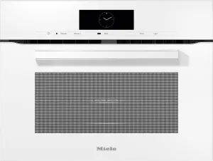 Miele H7840BMAMBRILLIANTWHITE H 7840 Bm Am - 24" Compact Speed Oven In A Perfectly Combinable Design With Automatic Programs And Roast Probe.