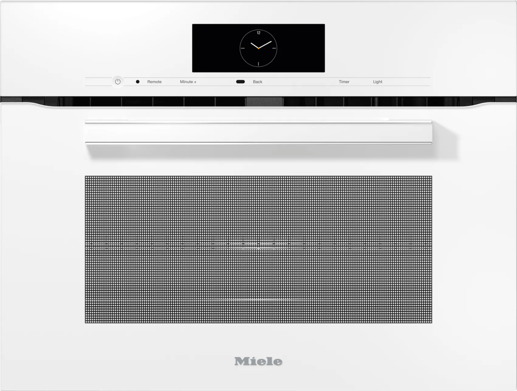 Miele H7840BMAMBRILLIANTWHITE H 7840 Bm Am - 24" Compact Speed Oven In A Perfectly Combinable Design With Automatic Programs And Roast Probe.