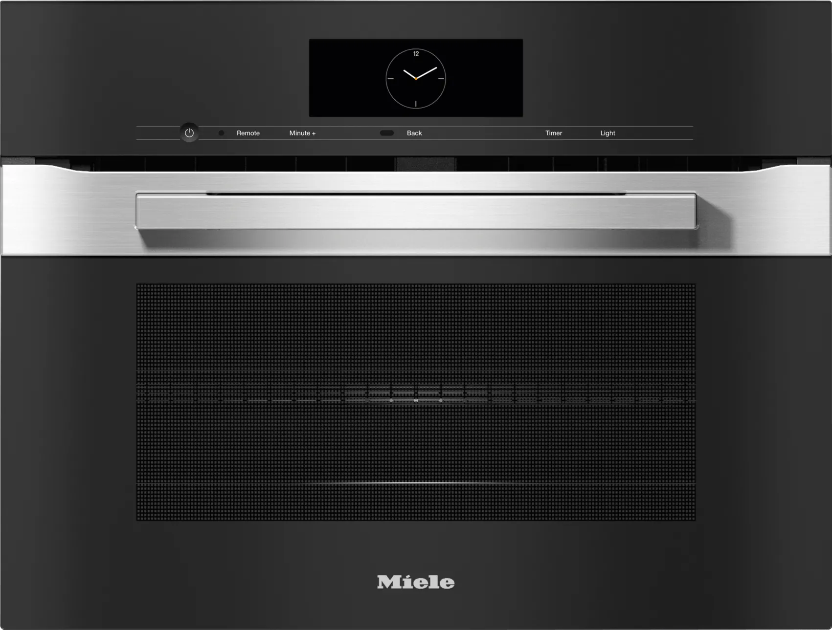 Miele H7840BMAMCLEANTOUCHSTEEL H 7840 Bm Am - 24" Compact Speed Oven In A Perfectly Combinable Design With Automatic Programs And Roast Probe.