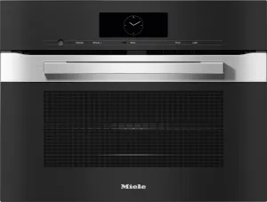 Miele H7840BMAMCLEANTOUCHSTEEL H 7840 Bm Am - 24" Compact Speed Oven In A Perfectly Combinable Design With Automatic Programs And Roast Probe.