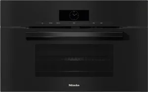 Miele H7870BM BLACK   30" Compact Speed Oven In A Perfectly Combinable Design With Automatic Programs And Roast Probe.