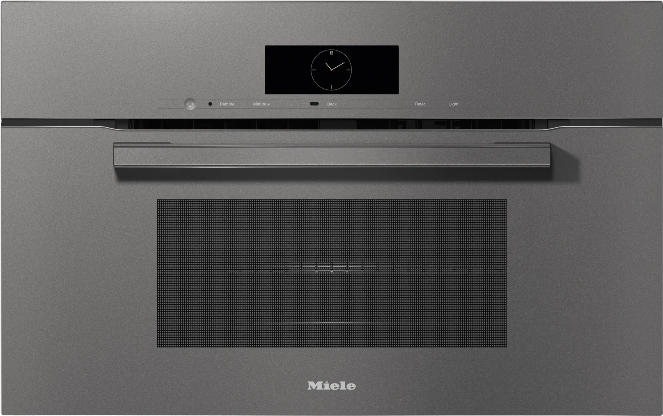 Miele H7870BM GREY   30" Compact Speed Oven In A Perfectly Combinable Design With Automatic Programs And Roast Probe.