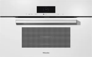 Miele H7870BM WHITE   30" Compact Speed Oven In A Perfectly Combinable Design With Automatic Programs And Roast Probe.
