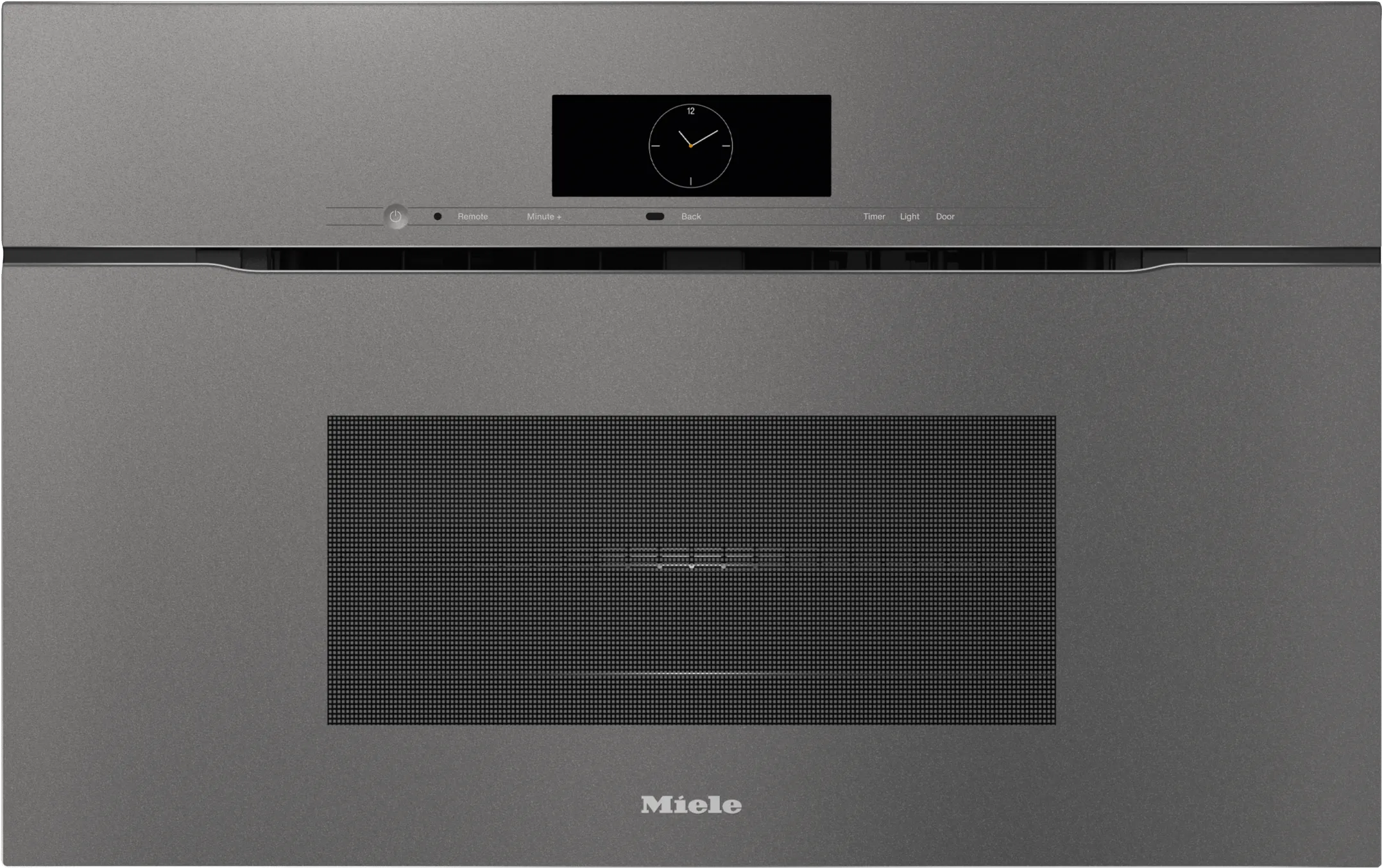 Miele H7870BMX GREY   30" Handleless Compact Speed Oven In A Perfectly Combinable Design With Automatic Programs And Roast Probe.