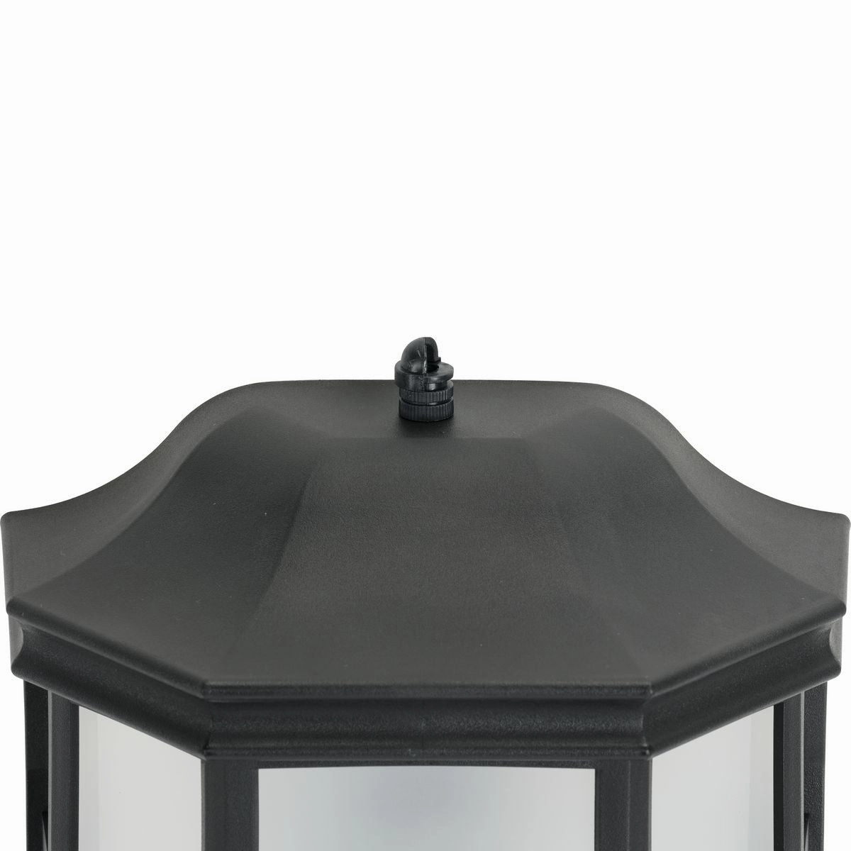 Milford Non-Metallic Lantern One Light Wall Lantern Black