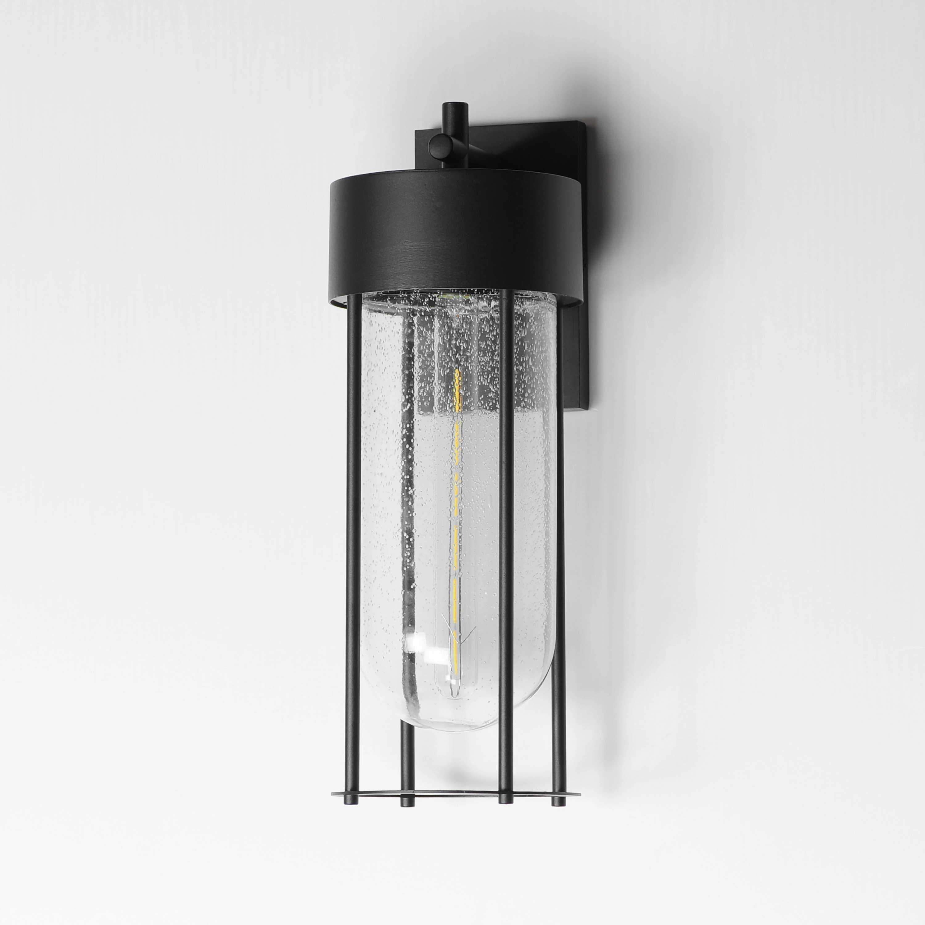 Millennial One Light Outdoor Wall Sconce Black