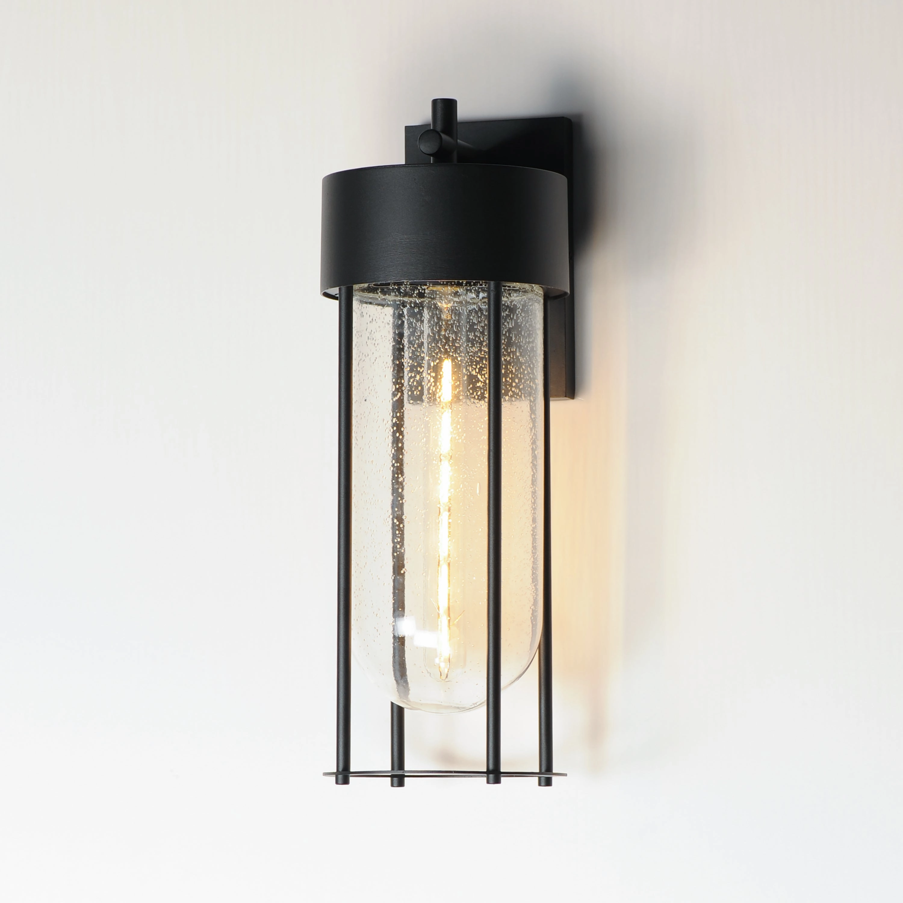 Millennial One Light Outdoor Wall Sconce Black