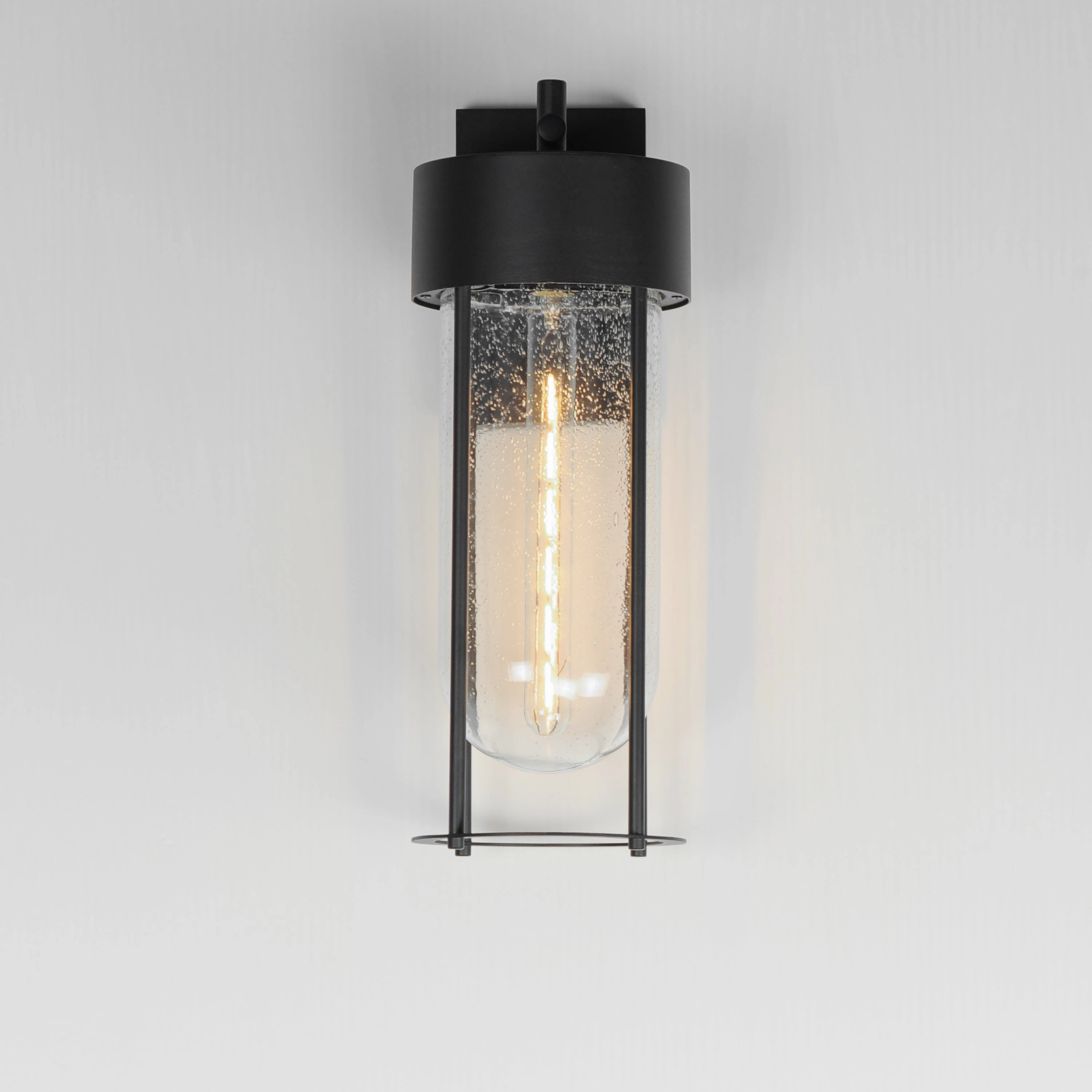 Millennial One Light Outdoor Wall Sconce Black