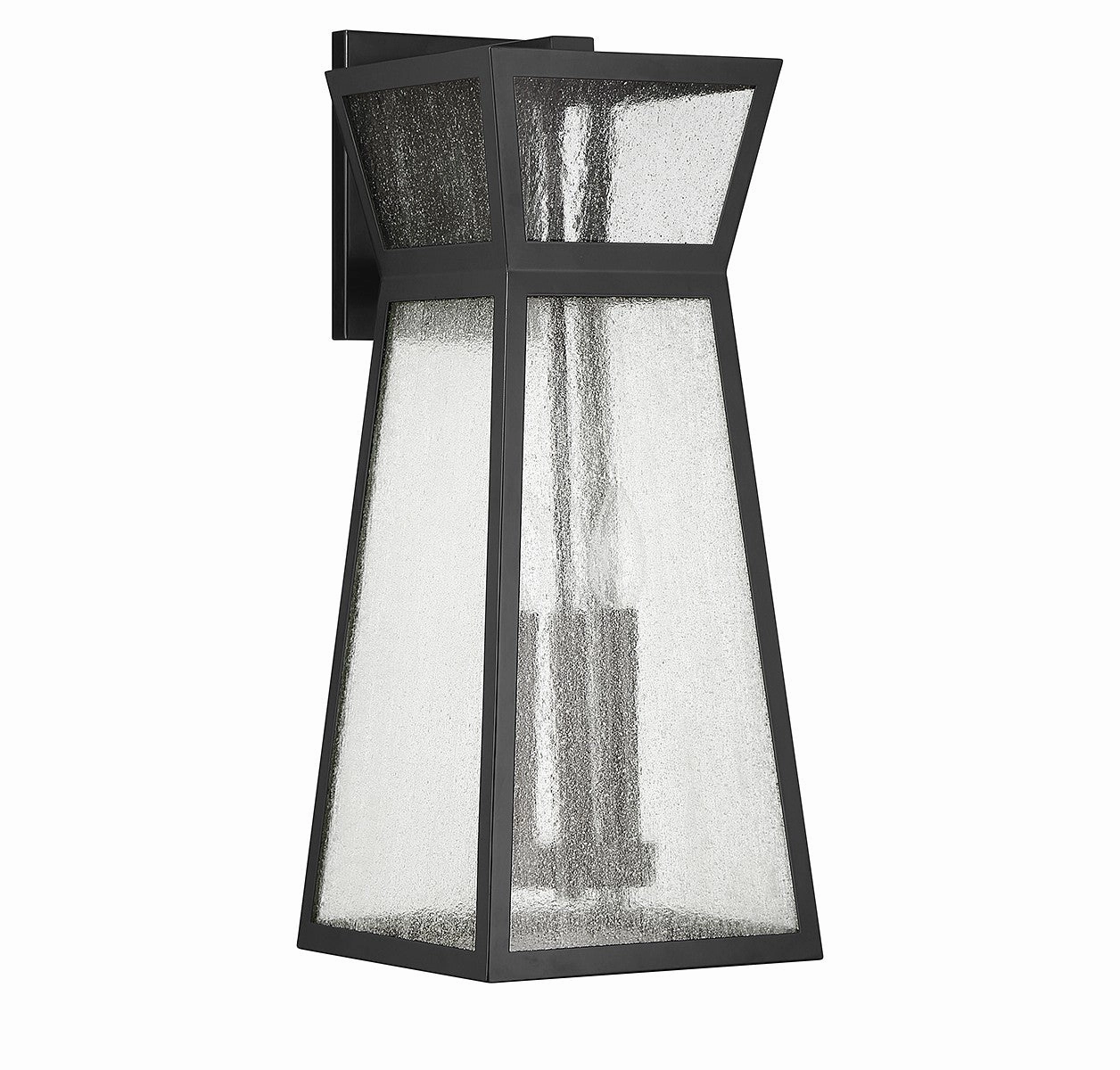 Millford Three Light Outdoor Wall Lantern Matte Black