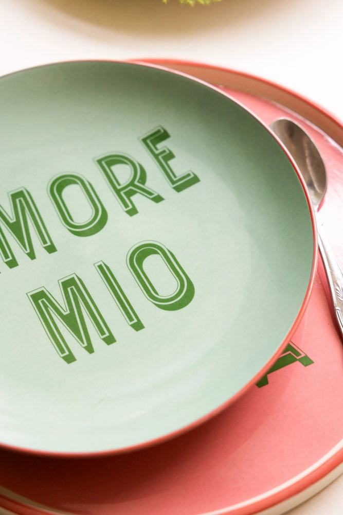 Mint Green Amore Mio Plate