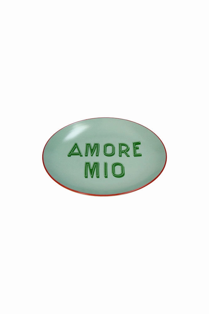 Mint Green Amore Mio Plate