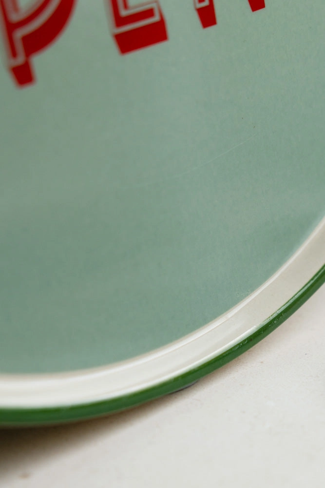 Mint Green Buon Appetito Plate