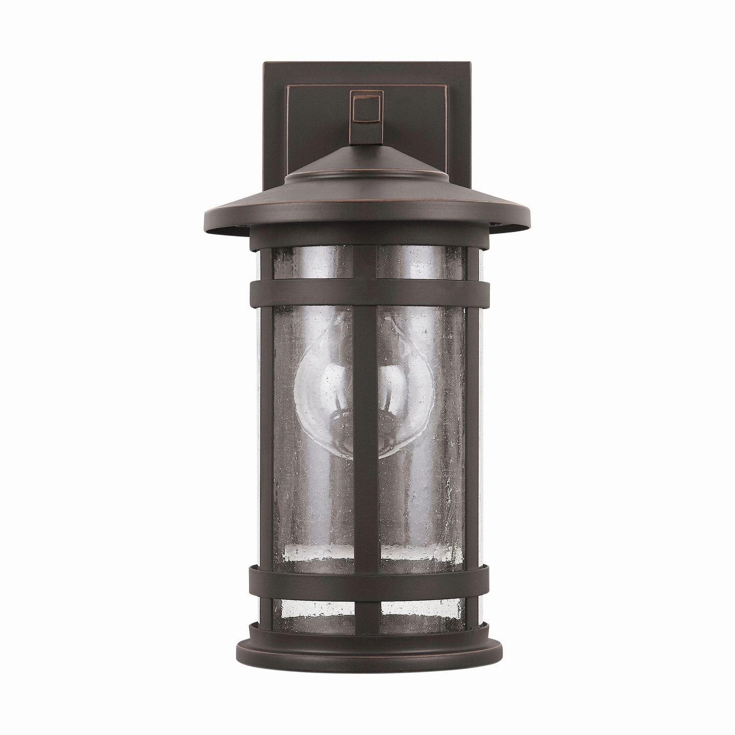 Mission Hills One Light Outdoor Wall Lantern Oiled Bronze