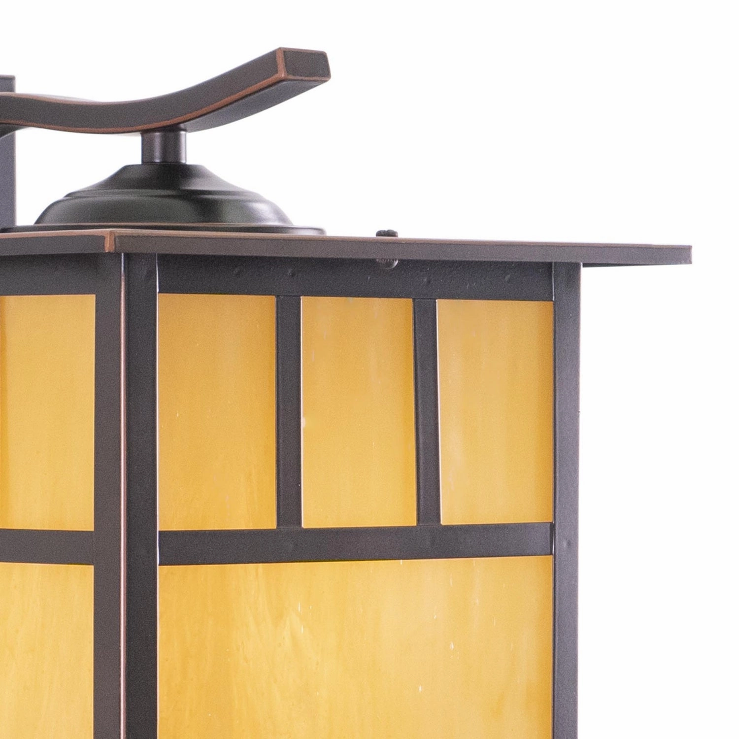 Mission One Light Outdoor Wall Mount Burnished Bronze