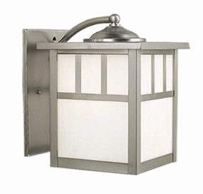 Mission One Light Outdoor Wall Mount Stainless SteelOutdoor wall sconces with motion sensor