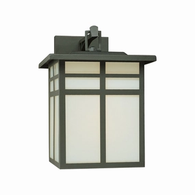 Mission One Light Outdoor Wall Sconce BlackOutdoor wall sconces with motion sensor