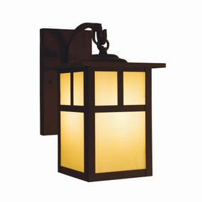Mission One Light Wall Mount Rustic BrownOutdoor wall sconces with motion sensor