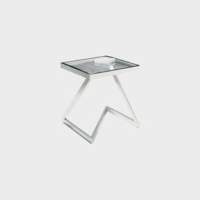Mistral - Square Lamp Table In Tempered Glassoutdoor side table for patio furniture