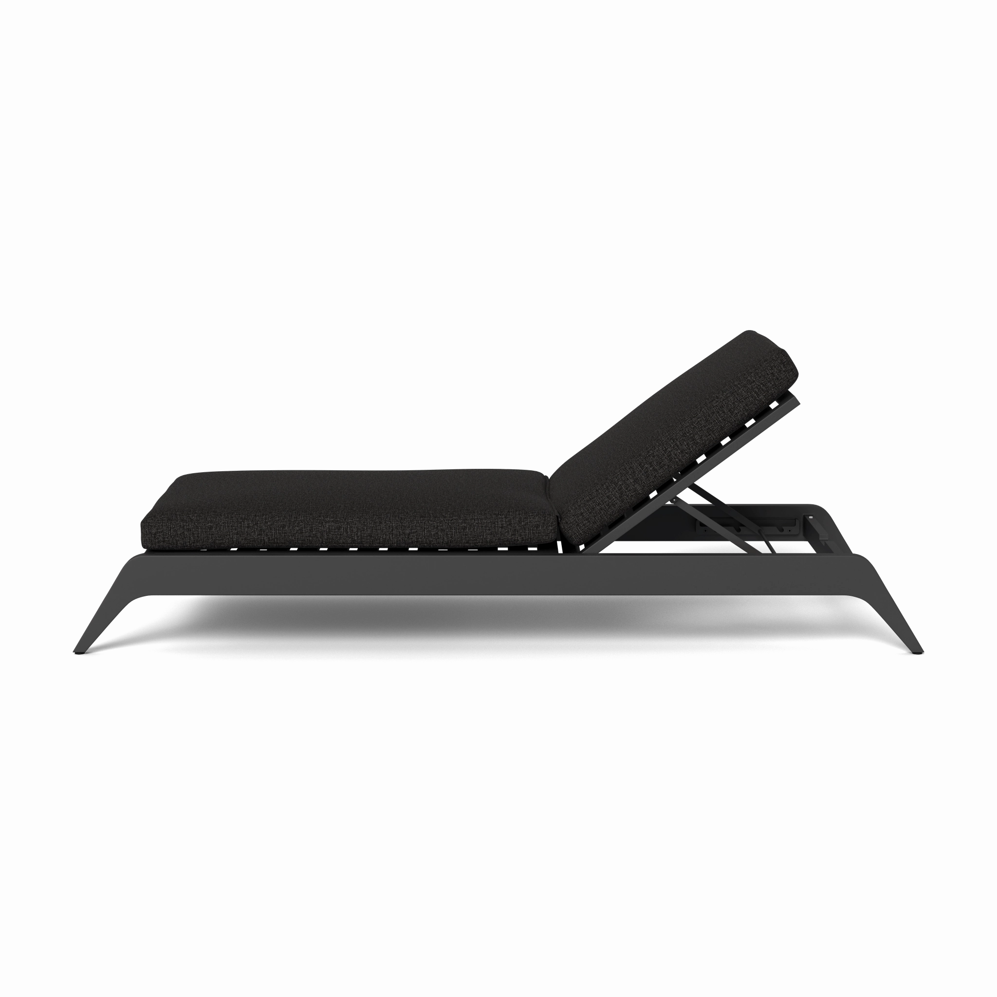 MLB Aluminum Slatted Sun LoungePatio reclining sun chair