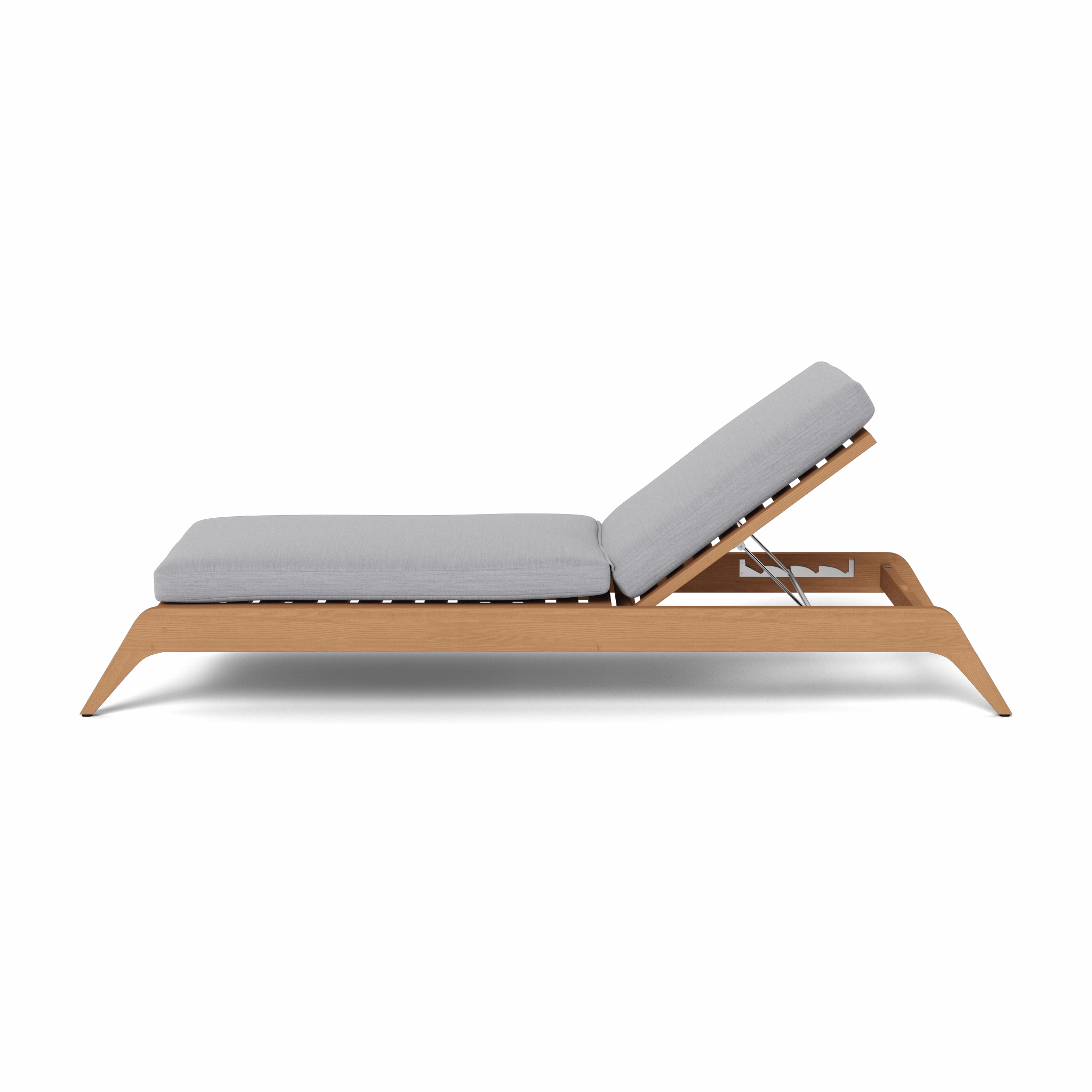 Mlb Teak Slatted Sun Lounge