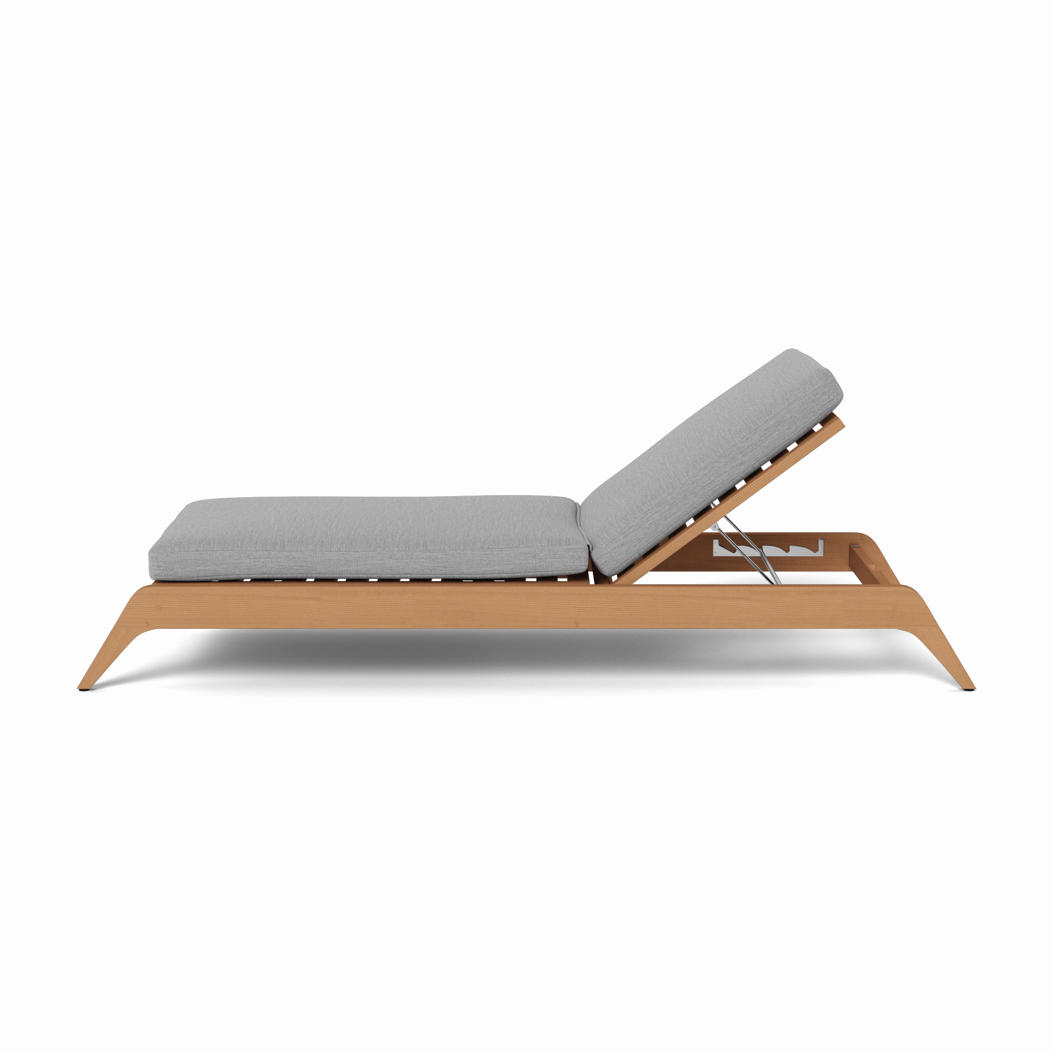 Mlb Teak Slatted Sun Lounge