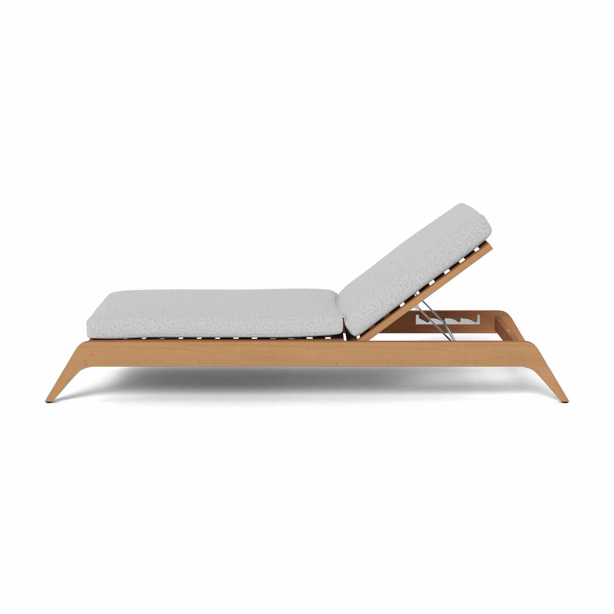 Mlb Teak Slatted Sun Lounge