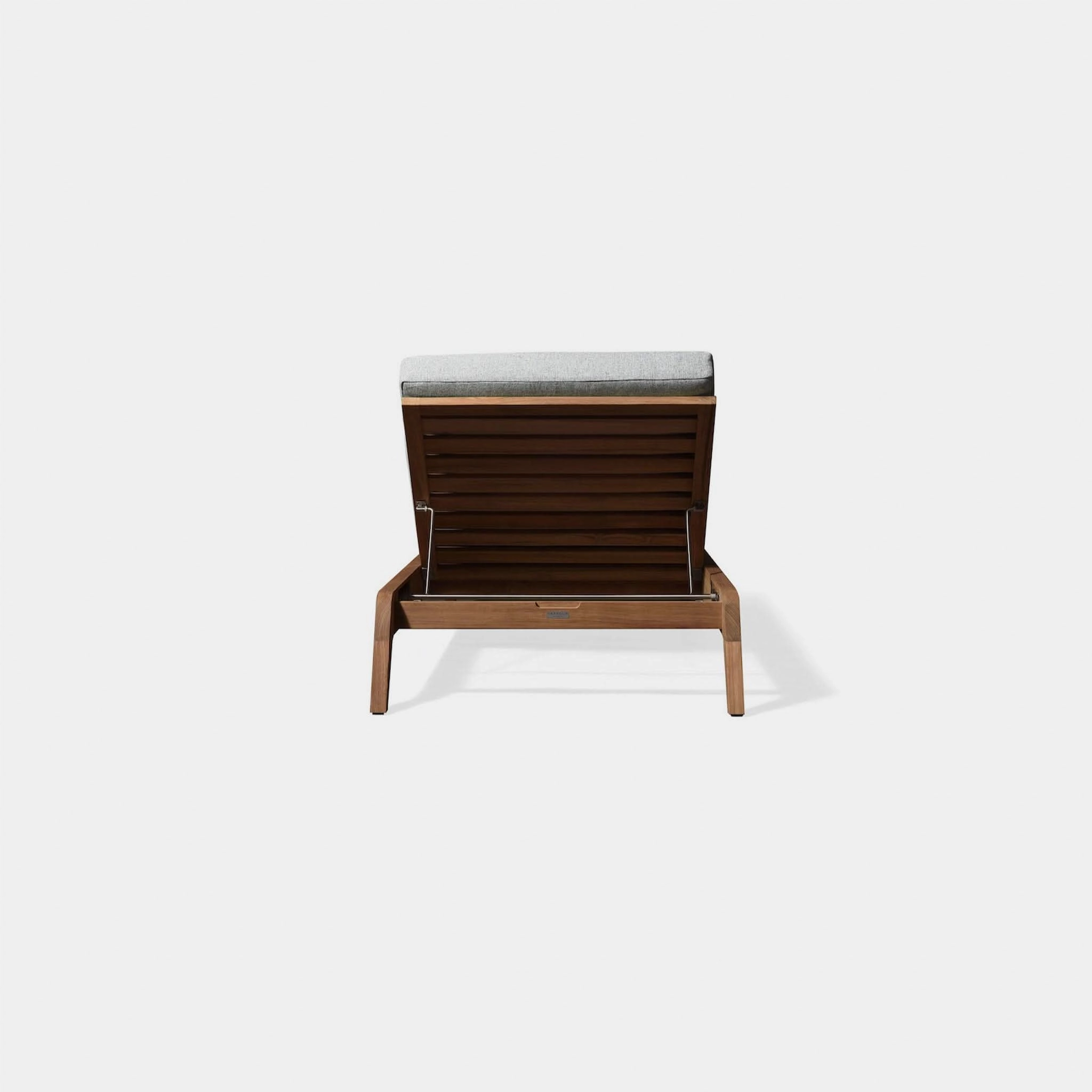 Mlb Teak Slatted Sun Lounge