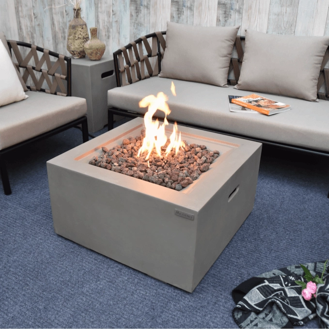 Modeno - Ridgefield Square Concrete Fire Pit Table OFG150