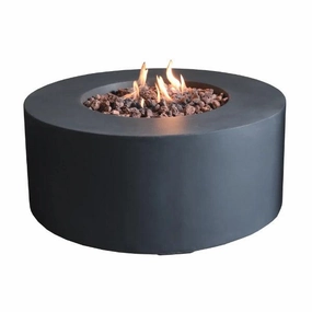 Modeno - Venice Round Concrete Fire Pit Table OFG113portable outdoor fire pit with lid