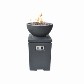 Modeno Exeter Fire Pit OFG612DG -LPportable outdoor fire pit with lid