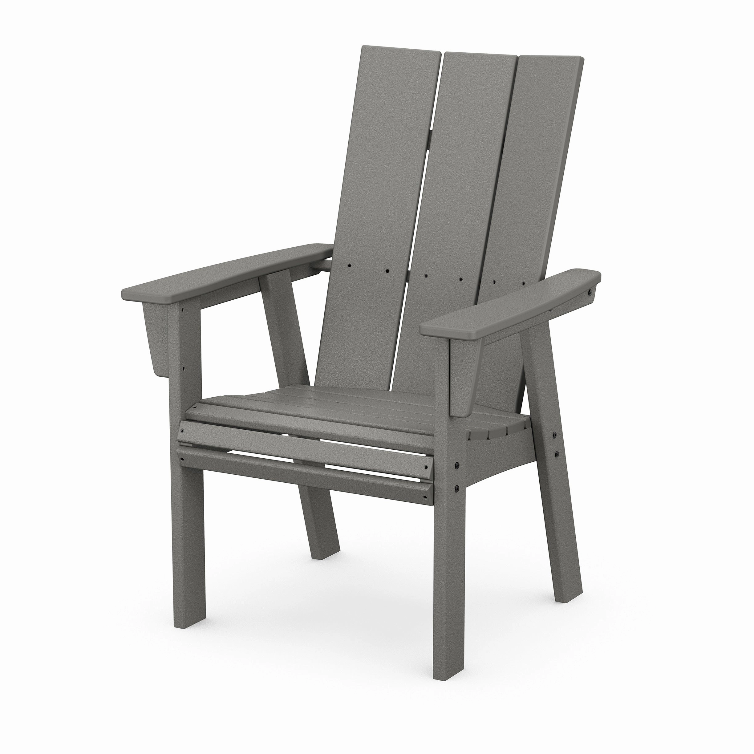 Modern Curveback Adirondack Dining Chairoutdoor dining chair with armrests