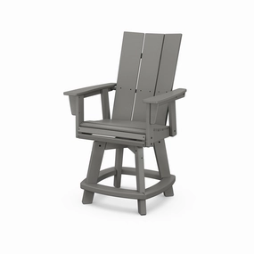 Modern Curveback Adirondack Swivel Counter Chairoutdoor patio furniture set
