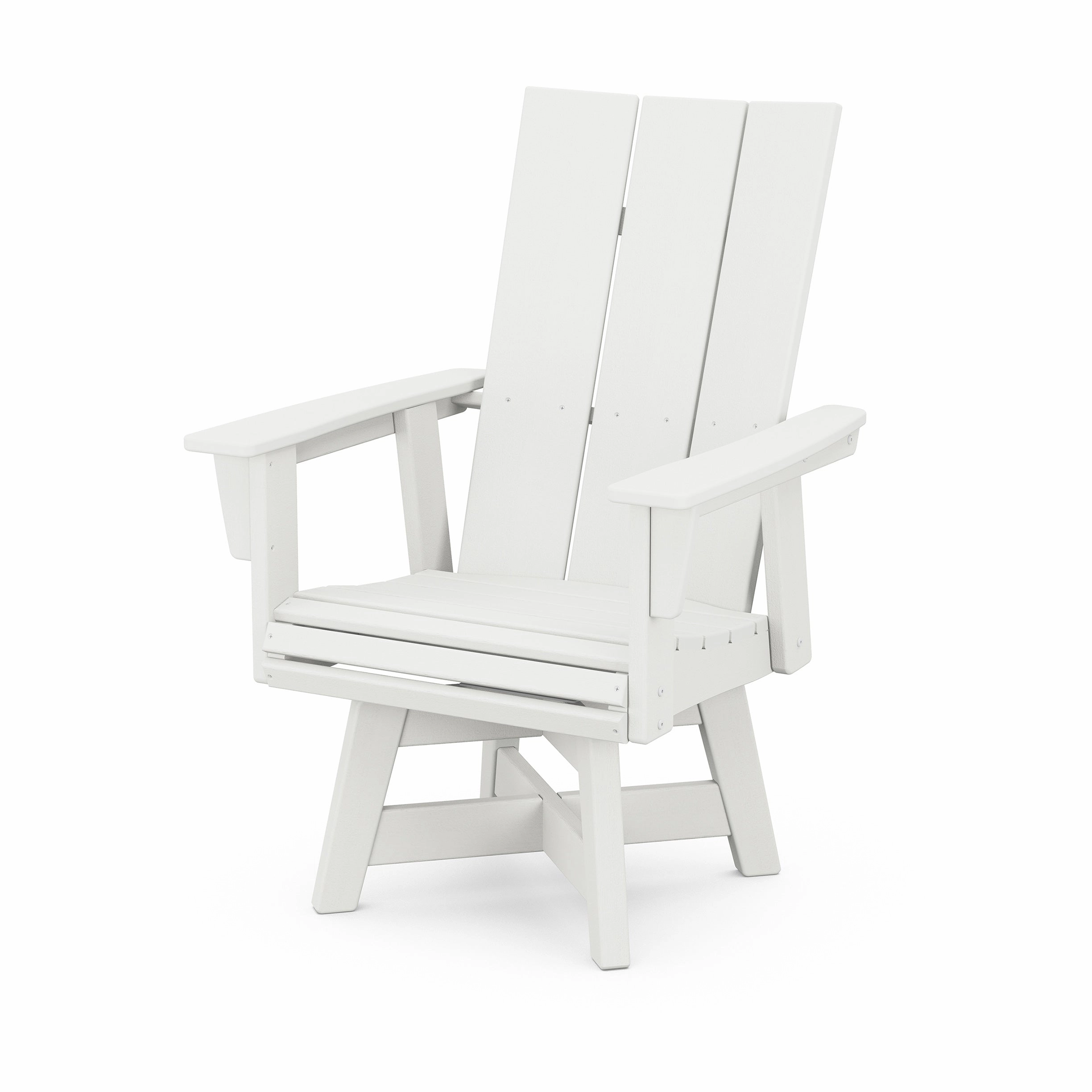 Modern Curveback Adirondack Swivel Dining Chair