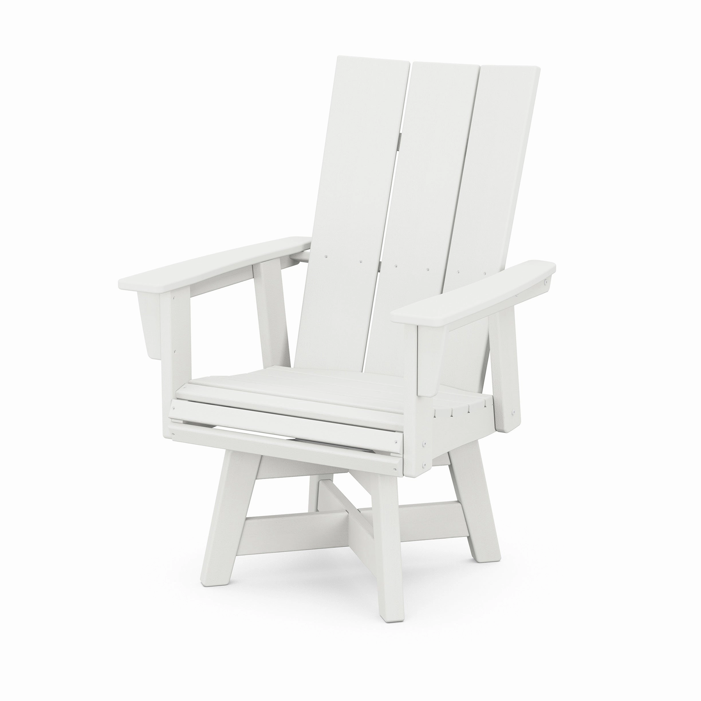 Modern Curveback Adirondack Swivel Dining Chair