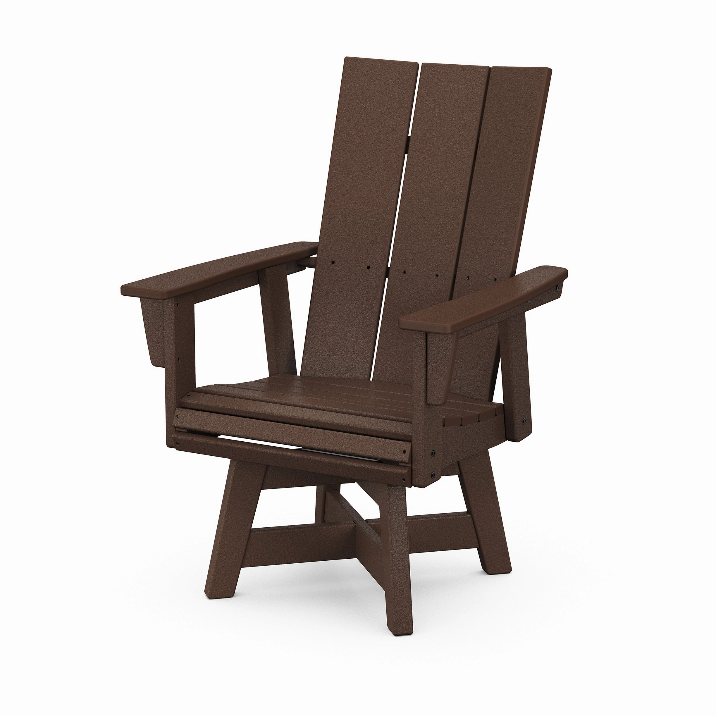 Modern Curveback Adirondack Swivel Dining Chair