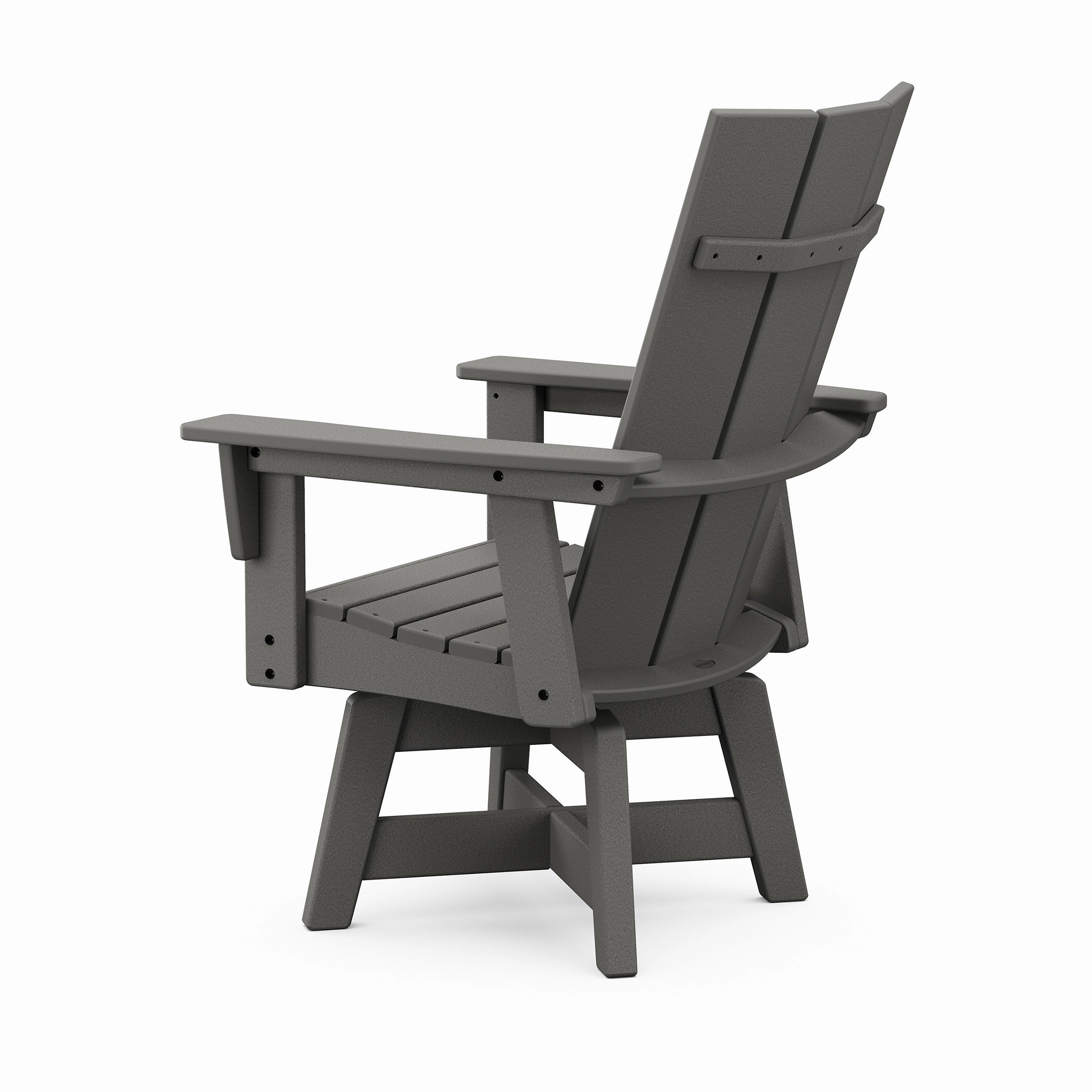 Modern Curveback Adirondack Swivel Dining Chair