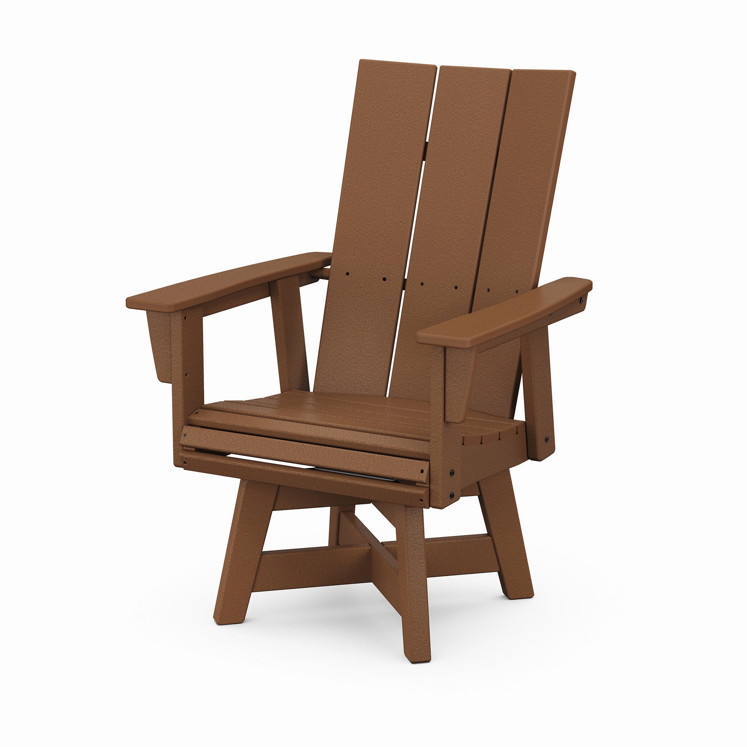 Modern Curveback Adirondack Swivel Dining Chair