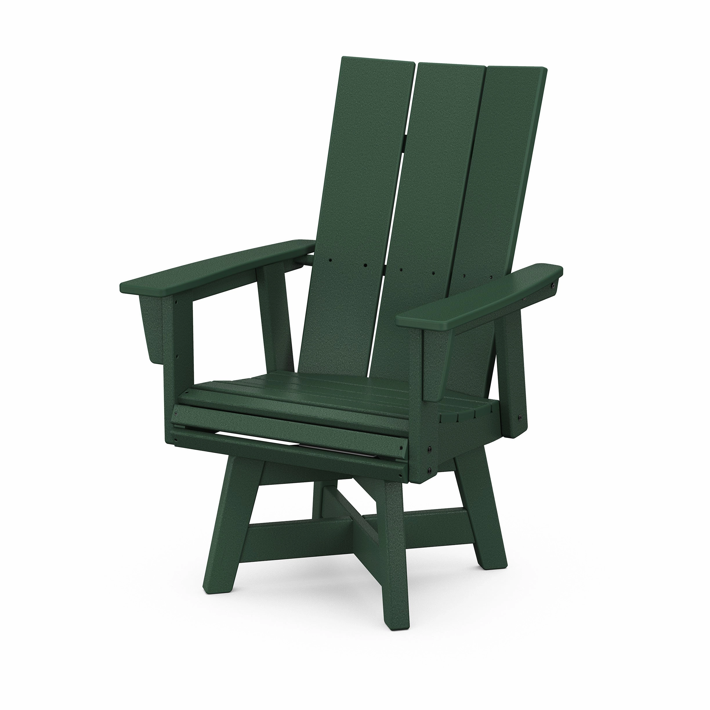 Modern Curveback Adirondack Swivel Dining Chair