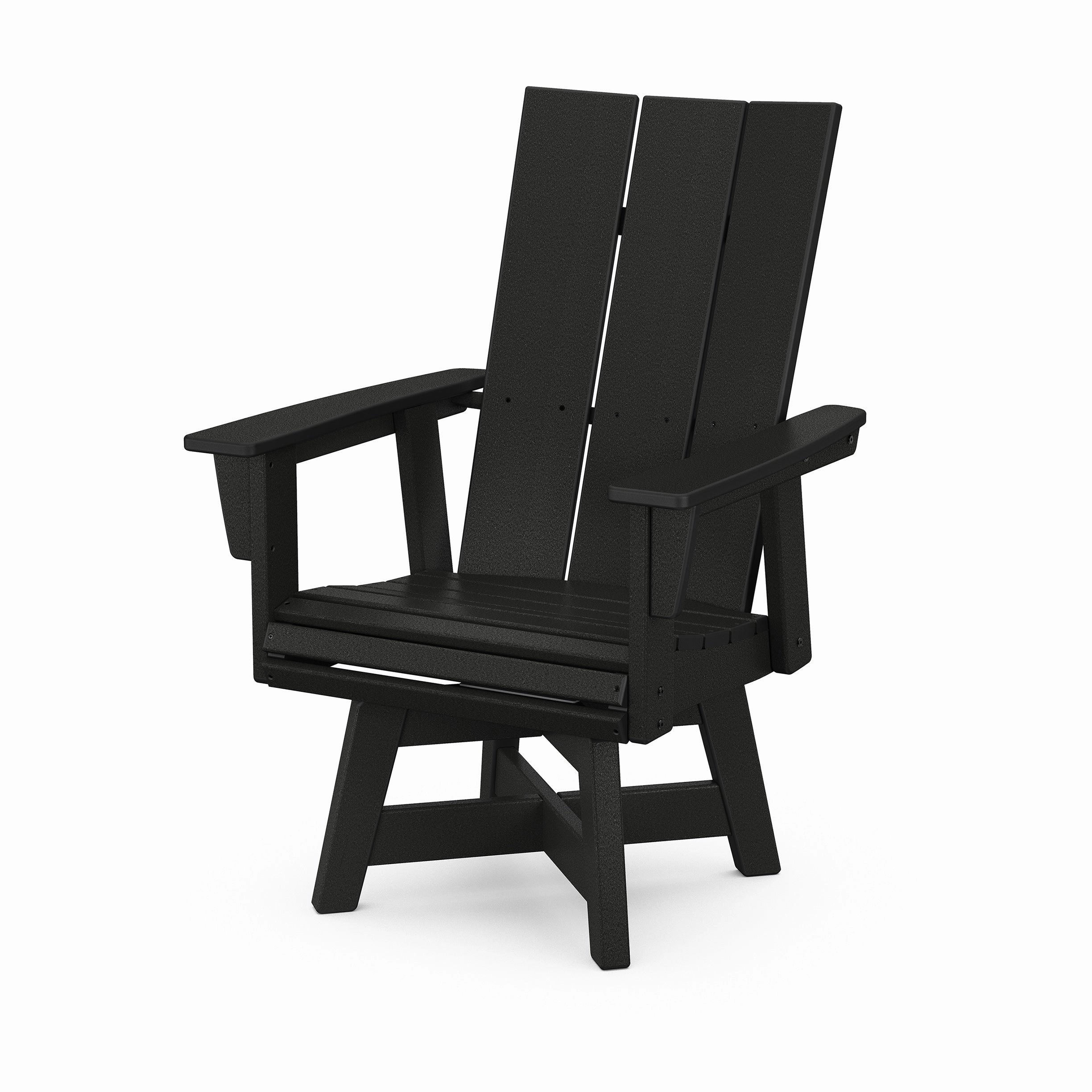 Modern Curveback Adirondack Swivel Dining Chair
