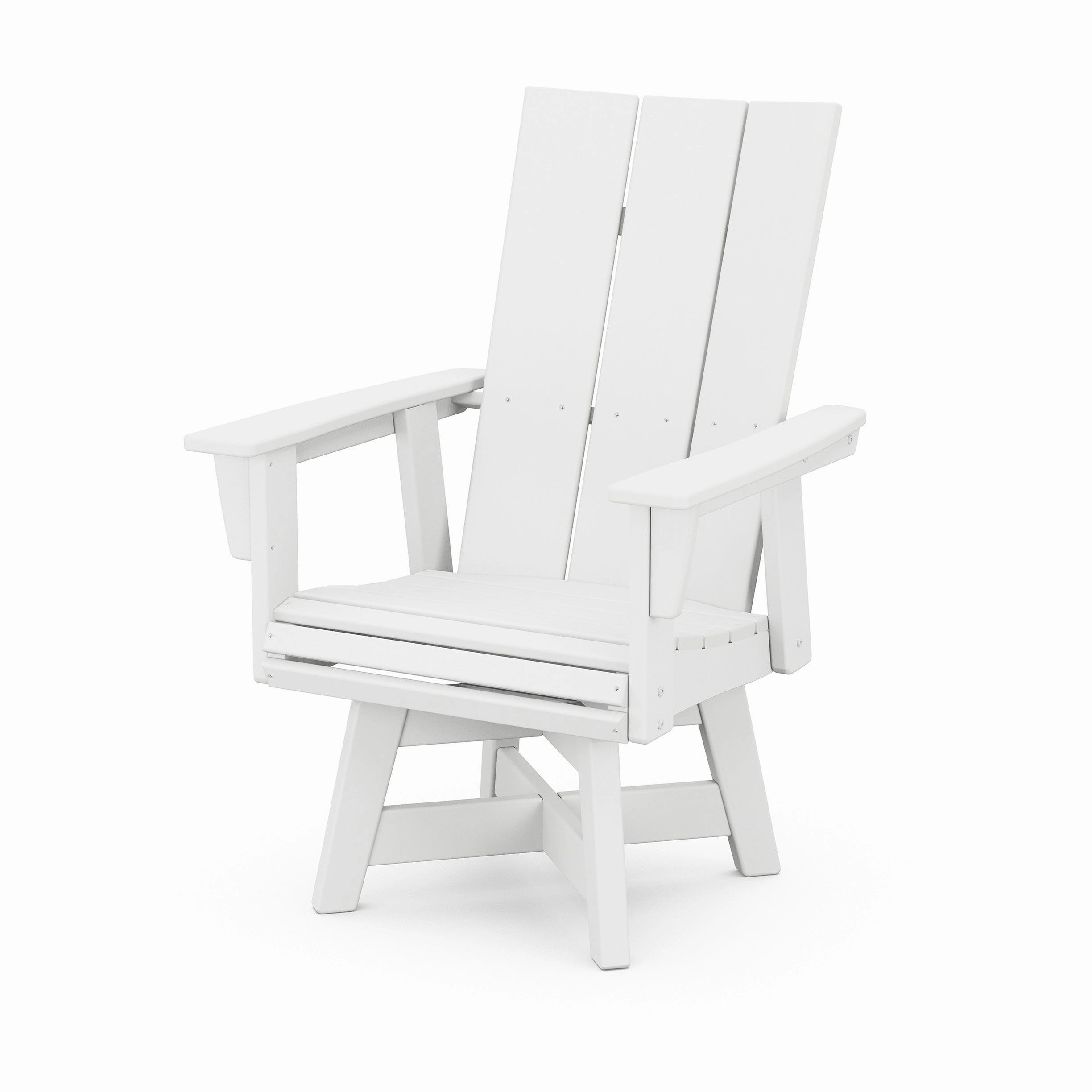 Modern Curveback Adirondack Swivel Dining Chair