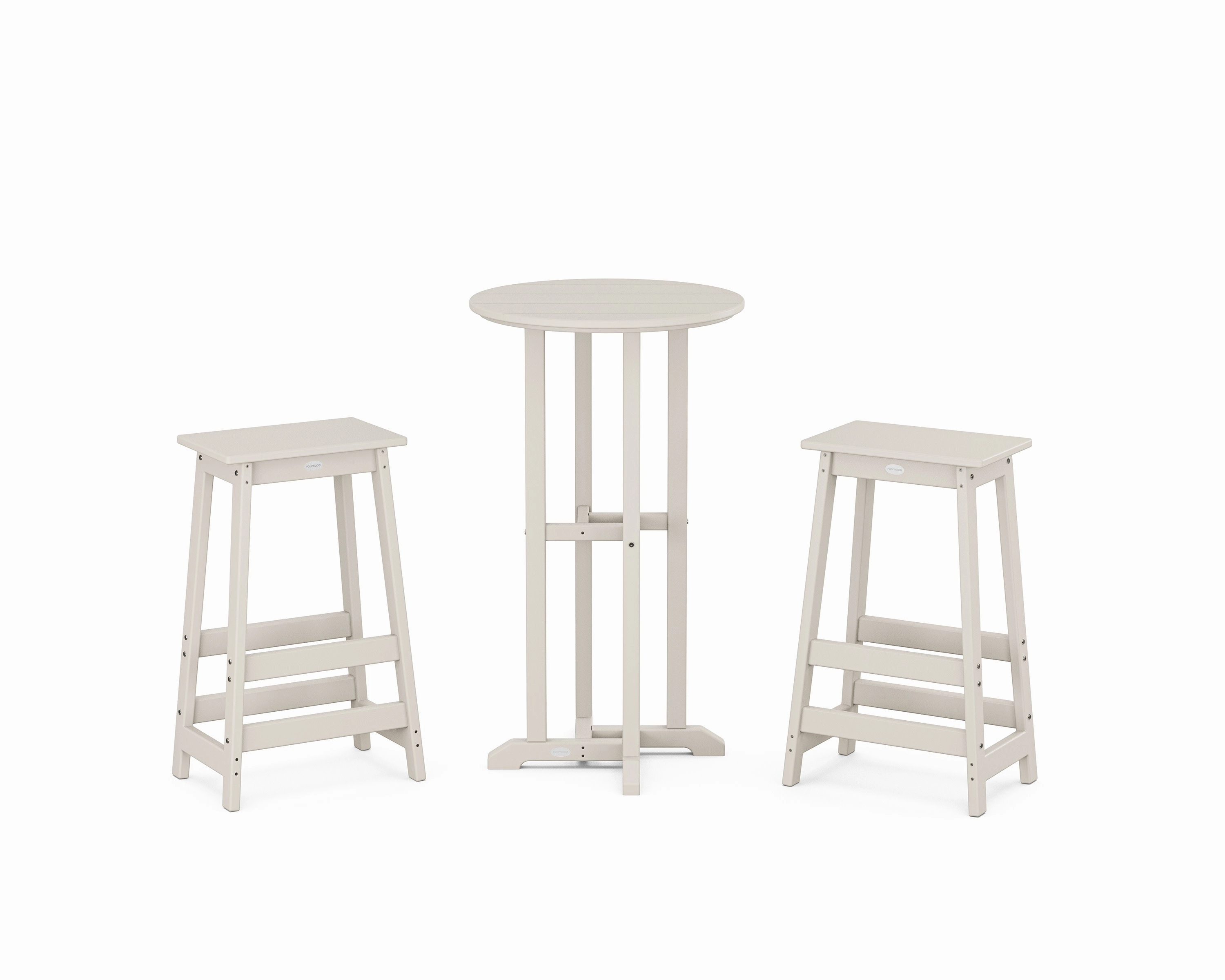 Modern Studio Bar Stool 3-Piece Bistro Set