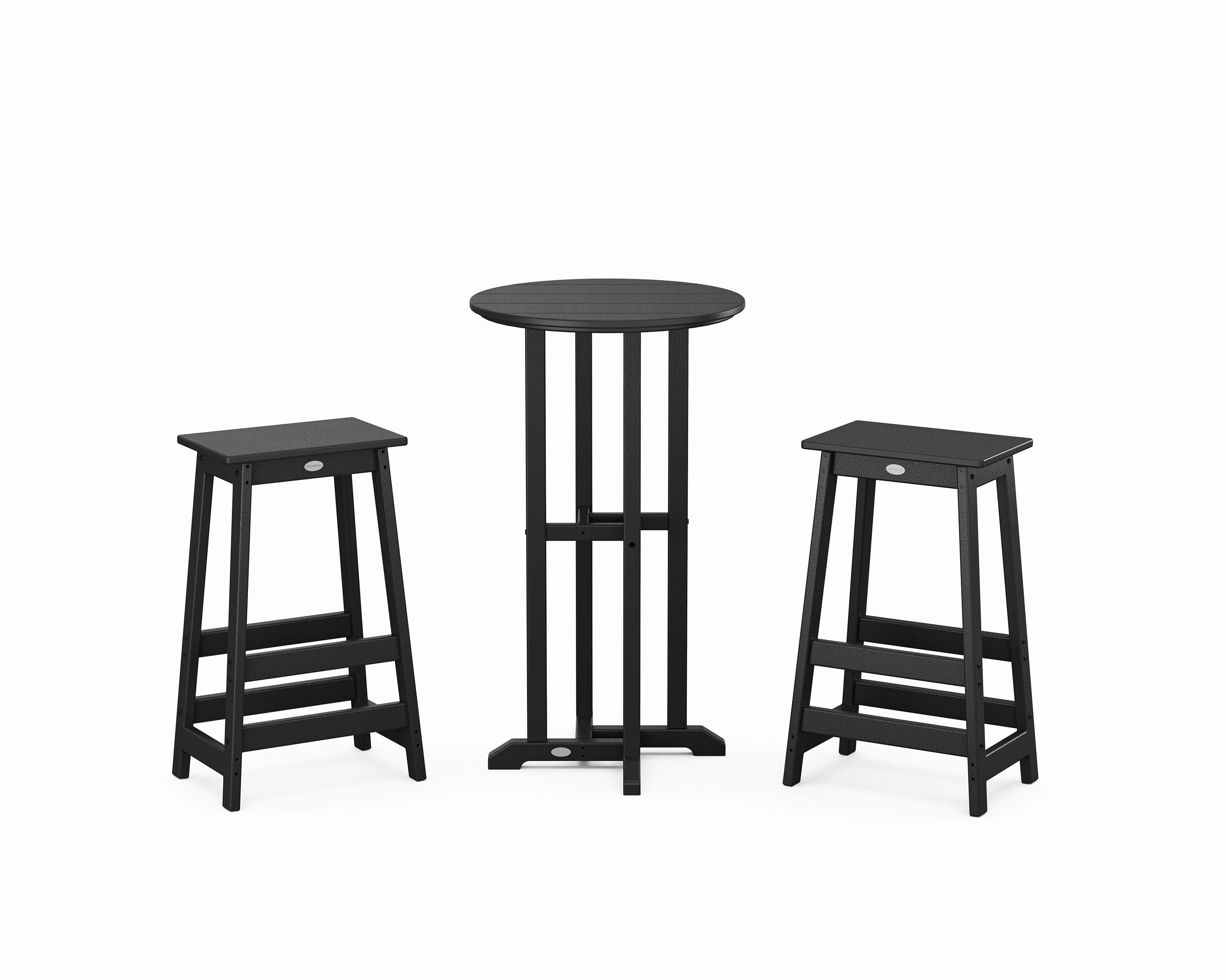 Modern Studio Bar Stool 3-Piece Bistro Set