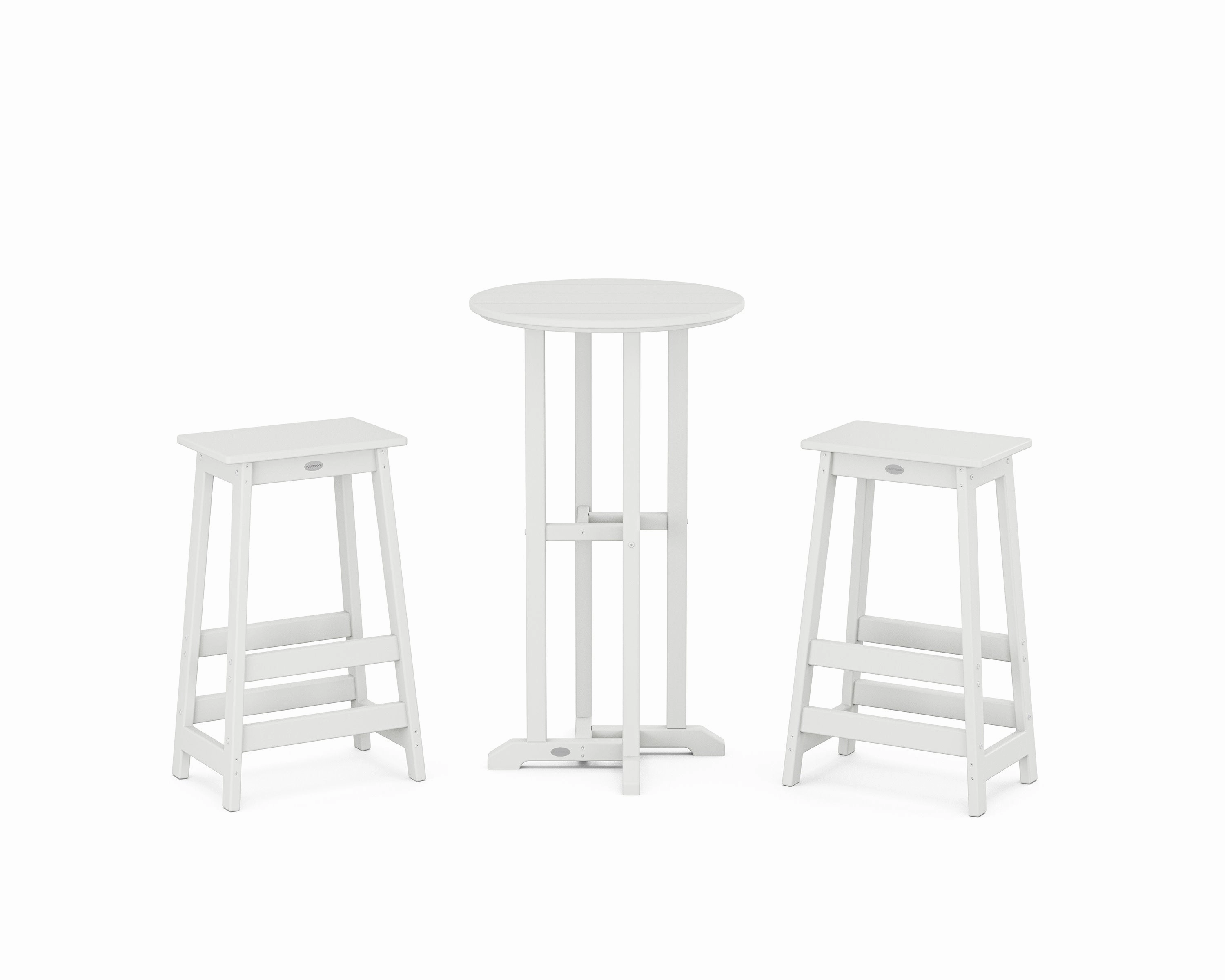 Modern Studio Bar Stool 3-Piece Bistro Set