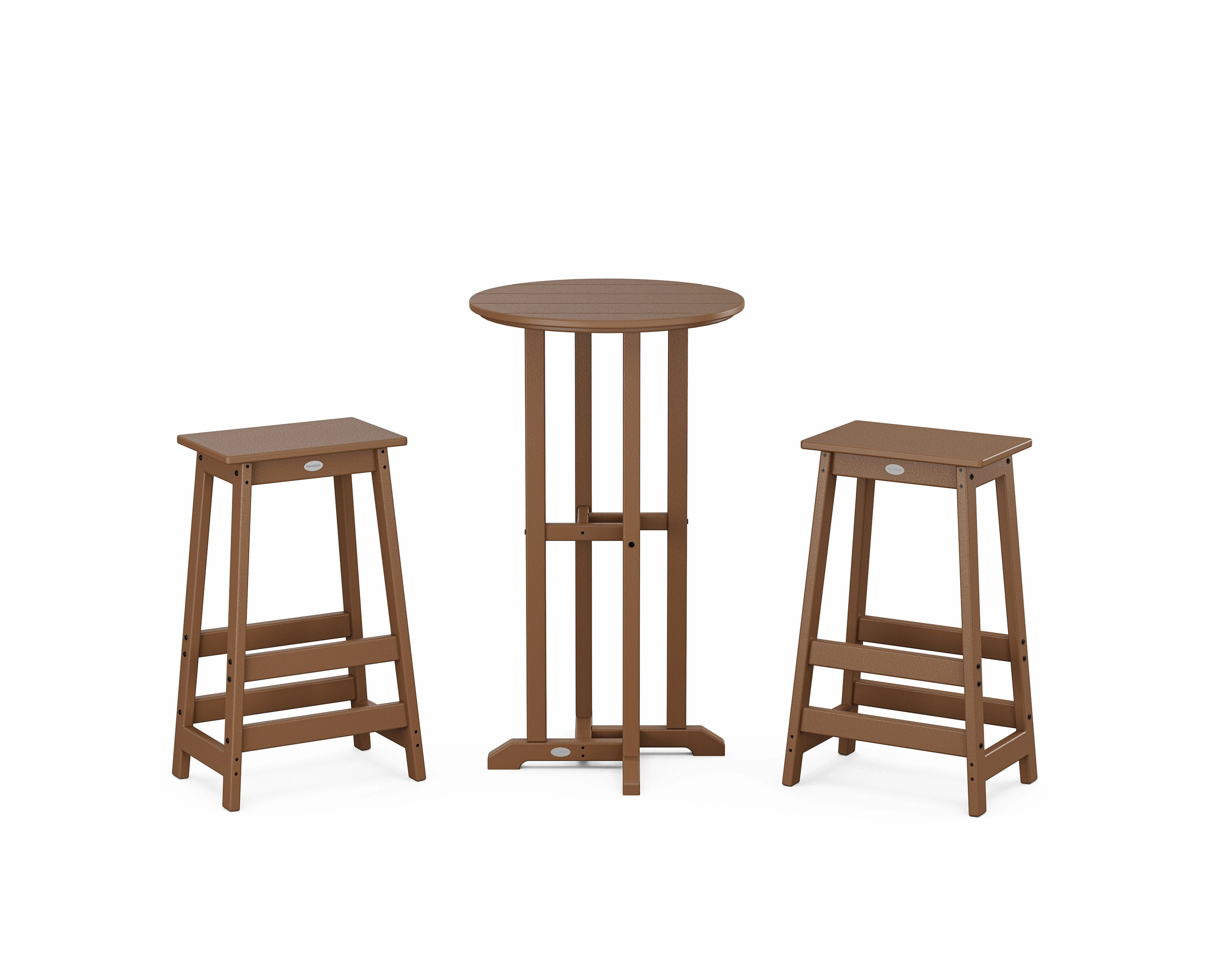 Modern Studio Bar Stool 3-Piece Bistro Set