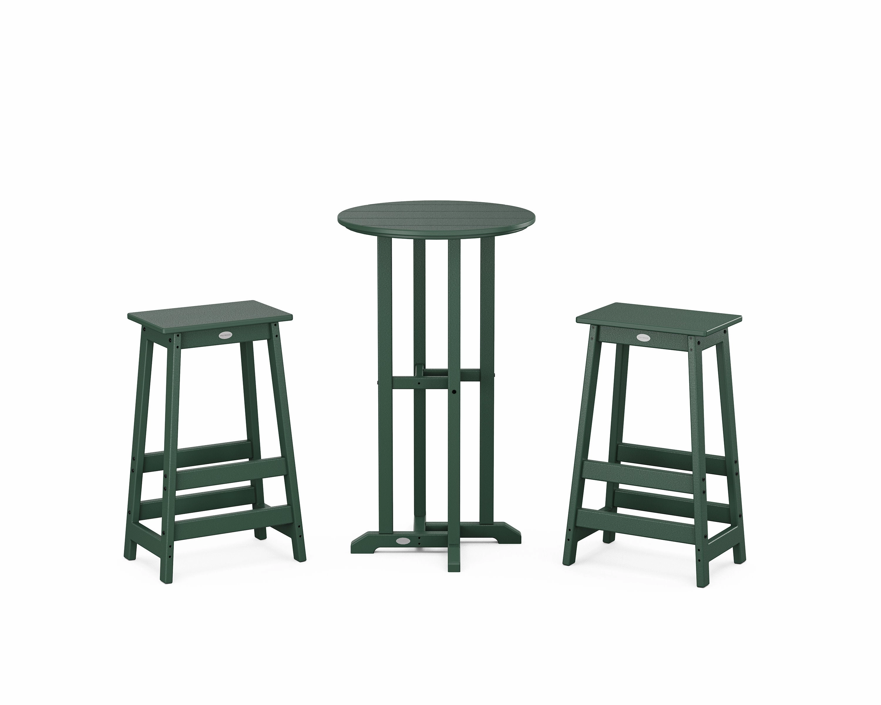 Modern Studio Bar Stool 3-Piece Bistro Set