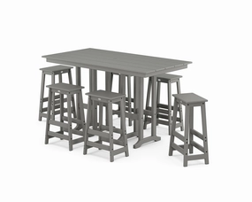 Modern Studio Bar Stool 7-Piece Setoutdoor patio furniture set